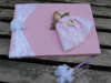 Εικόνα με Βιβλία ευχών βάπτισης πριγκίπισσα ροζ