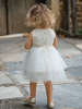 Εικόνα με Designer's Cat MAYA βαπτιστικό φόρεμα κορίτσι