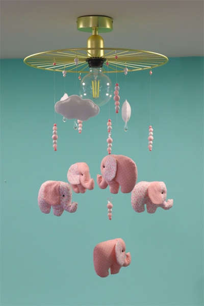 Εικόνα με Φωτιστικό οροφής ελεφαντάκια