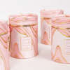 Εικόνα με Κερί ροζ marble με άρωμα Jasmine & Hyacinth