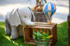Εικόνα με Στολισμός Βάπτισης αερόστατο ελεφαντάκι