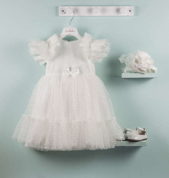 Βαπτιστικό φόρεμα Bambolino Melani 9534