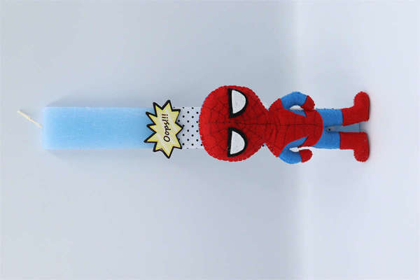 Εικόνα με Λαμπάδα πασχαλινή Spiderman