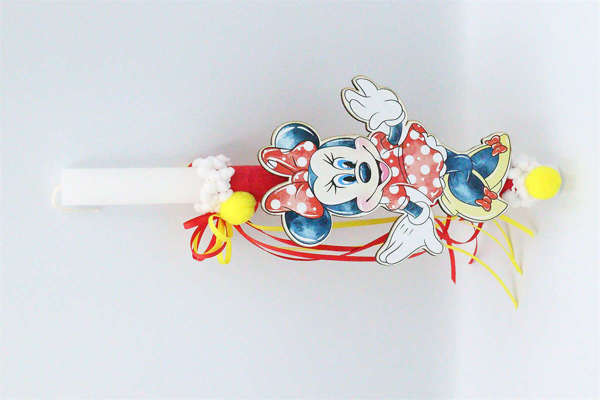 Πασχαλινή λαμπάδα Minnie Mouse
