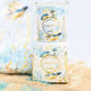 Εικόνα με Μπομπονιέρα κερί aqua blue με κουτί