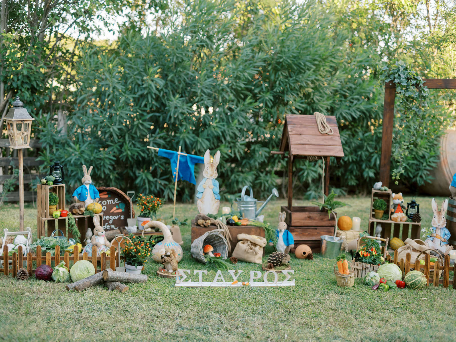 στολισμός βάπτισης με θέμα Peter rabbit λαγό, βάπτιση, βαφτίσια ...