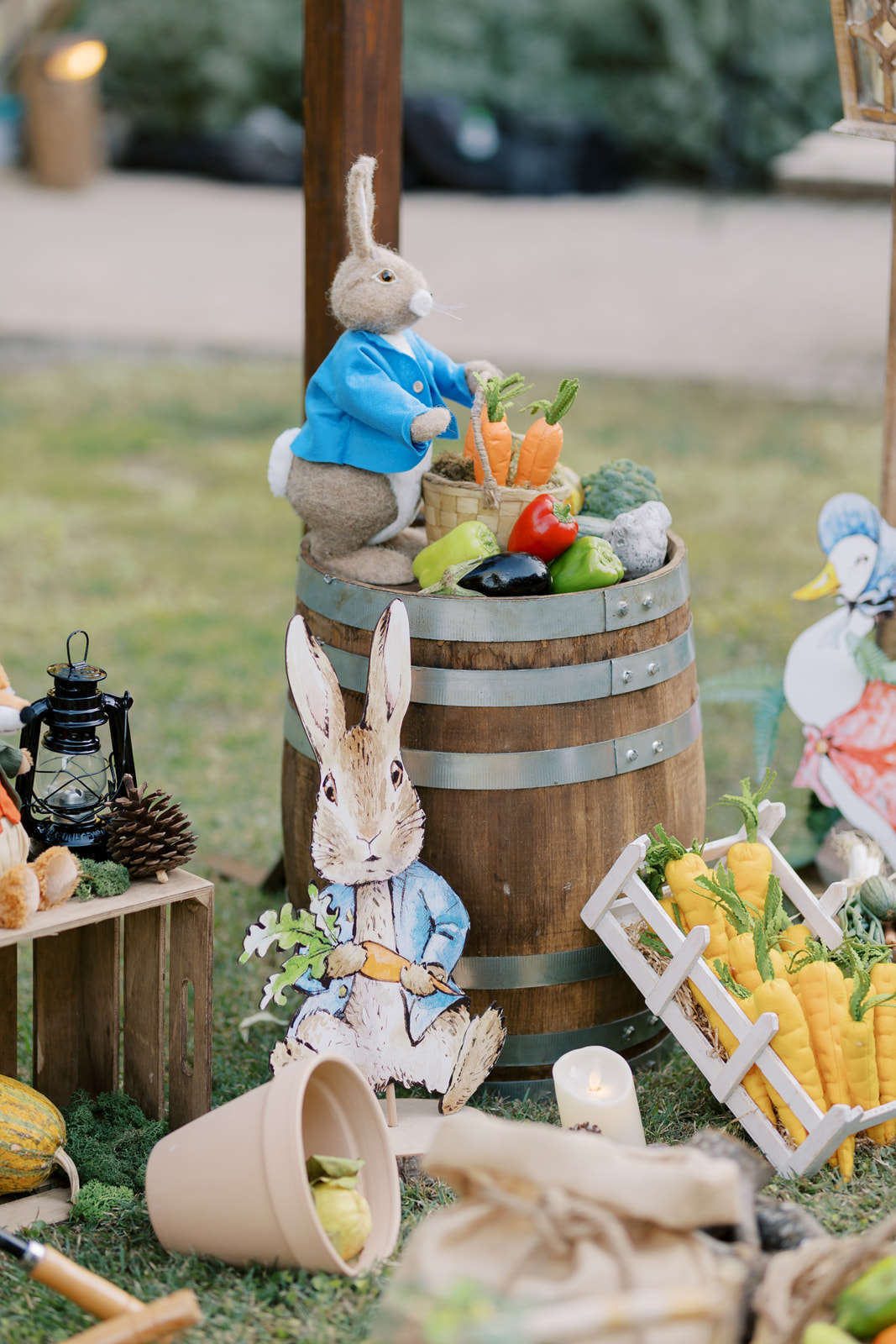 στολισμός βάπτισης με θέμα Peter rabbit λαγό, βάπτιση, βαφτίσια ...