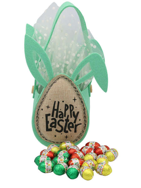 Εικόνα με Αυγουλάκια σοκολατένια τσαντάκι Happy Easter