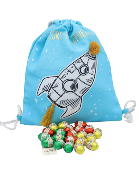 Εικόνα με Αυγουλάκια σοκολατένια σε πουγκί backpack