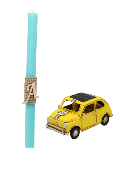 Εικόνα με Πασχαλινή λαμπάδα vintage Fiat 500