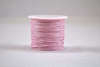 Κορδόνι πολυεστερικό στρογγυλό μονόχρωμο σε ροζ χρώμα