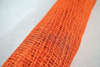 Λινάτσα δίχτυ κολαρισμένο χρωματιστό, σε πορτοκαλί