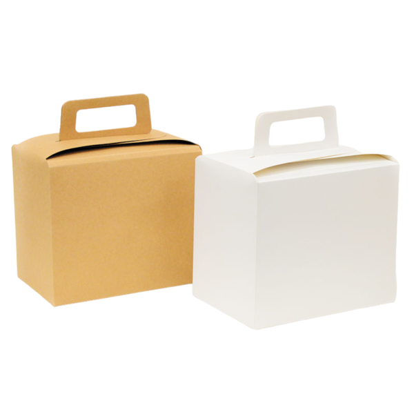 Χάρτινο κουτί  LUNCH BOX σε 2 χρώματα