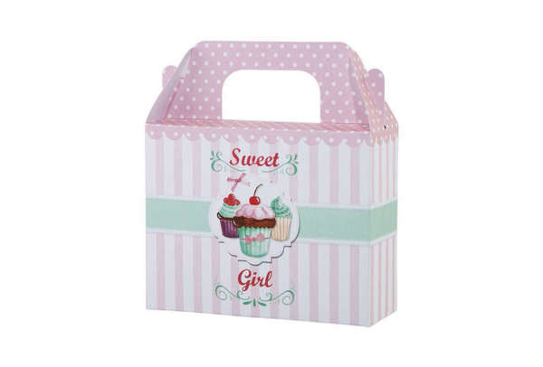 Χάρτινο κουτί  LUNCH BOX με θέμα τα cupcakes