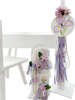 Βαπτιστικό πακέτο Elena Manakou με θέμα Purple Flower