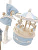 Βαπτιστικό σετ της Έλενας Μανάκου για αγόρι με θέμα Luna Park Carousel