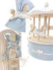 Βαπτιστικό σετ της Έλενας Μανάκου για αγόρι με θέμα Luna Park Carousel