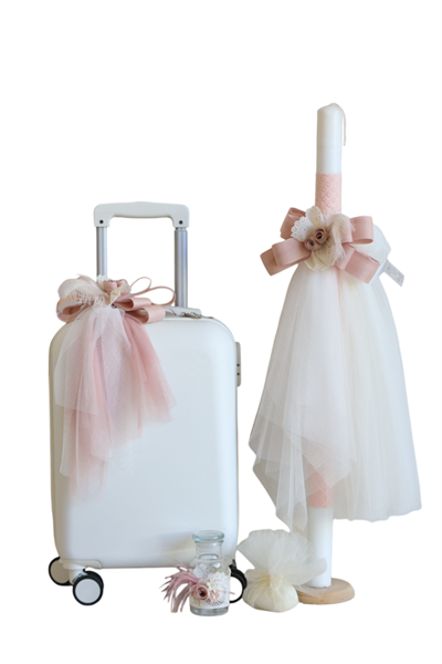 Βαπτιστικό πακέτο με θέμα romantc pink bow