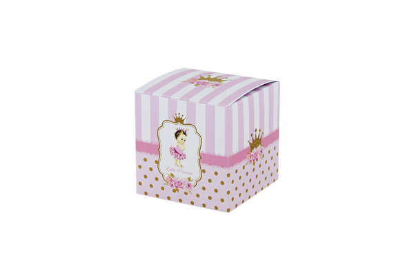 Χάρτινο κουτί κύβος με θέμα πριγκίπισσα