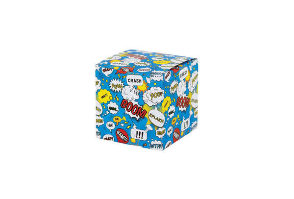 Χάρτινο κουτί κύβος με θέμα pop balloons