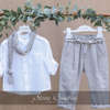 βαπτιστικό ρούχο για αγόρι stova bambini SS24 B30