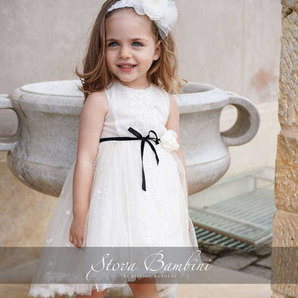βαπτιστικό ρούχο για κορίτσι Stova Bambini SS24 G20