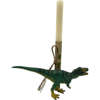 Πασχαλινή λαμπάδα πράσινος δεινόσαυρος - τυραννόσαυρος , με αρωματικό κερί.