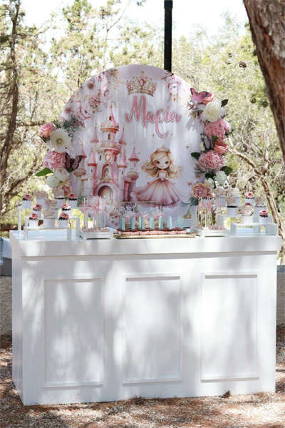 Στολισμός Βάπτισης Πριγκίπισσα | Candy Bar & Διακόσμηση