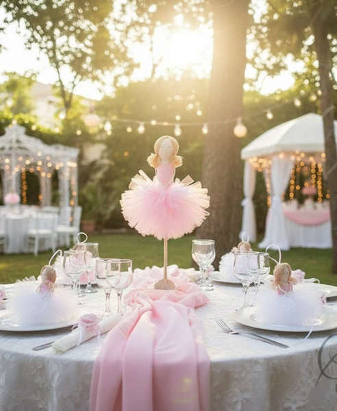 Διακοσμητική Κούκλα Centerpiece για Βάπτιση