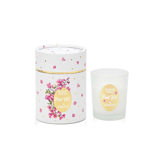 Μπομπονιέρα Αρωματικό κερί pink veil 