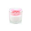 Μπομπονιέρα Αρωματικό κερί με ανάγλυφο ροζ λουλούδι 