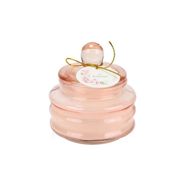 Μπομπονιέρα αρωματικό κερί flor pink