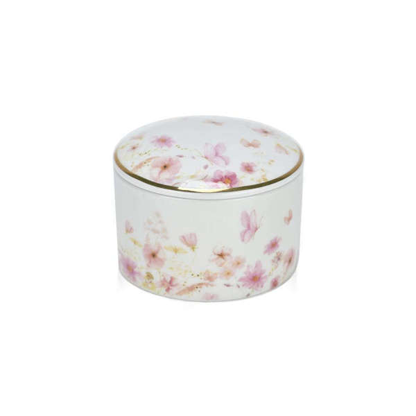 Μπομπονιέρα Μπιζουτιέρα από πορσελάνη  pink blossom  SoapTales