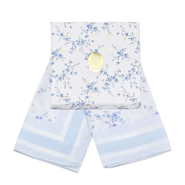 Μπομπονιέρα Μαντίλι Blue Toile SoapTales