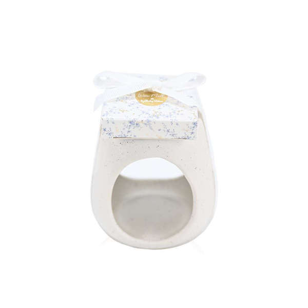 Μπομπονιέρα Κεραμικό blue toile μαζί με μελτ μέσα σε κουτάκι