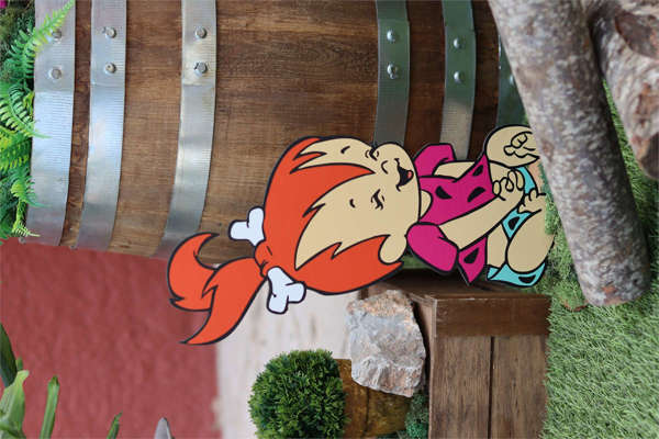 Διακόσμηση Βάπτισης &amp; Candy Bar "Σταλίτσα" (Flintstones)