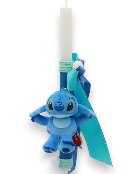 Πασχαλινή Λαμπάδα Stitch (Στιτς) Λούτρινο